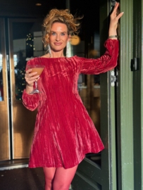 Penny black, fluwelen jurkje