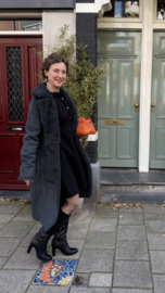 Beaumont, jas, fake fur en fake suede