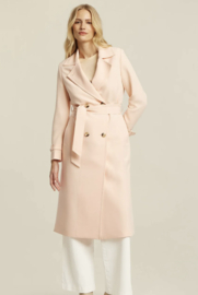 Beaumont, trenchcoat in zachte abrikoos kleur
