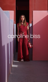 Caroline Biss, jumpsuit rood met kant