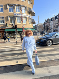 Beaumont, lichtblauw pak, pantalon