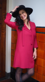 Tara Jarmon, rode jurk, losvallend model