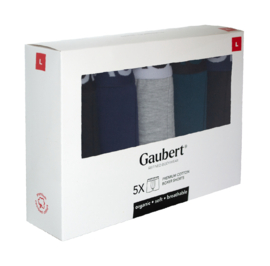 Gaubert Heren Boxer Katoen 5-Pak