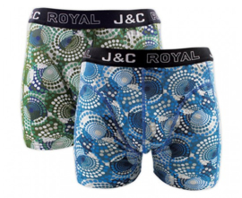 J&C Heren Boxershort H239 2-PAK