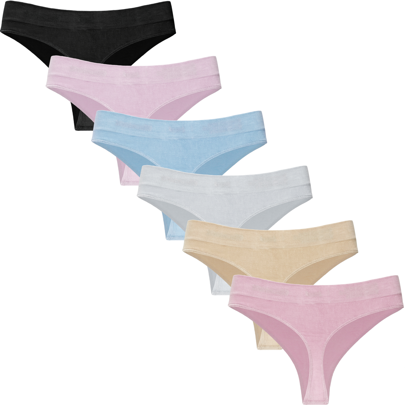 Gaubert String Dames Bamboe 6-Pak