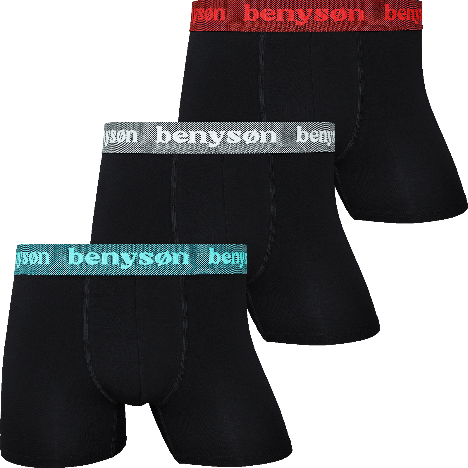 Benyson Bamboo Boxershort Heren 3-Pak