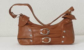 HANDTAS KORT COGNAC
