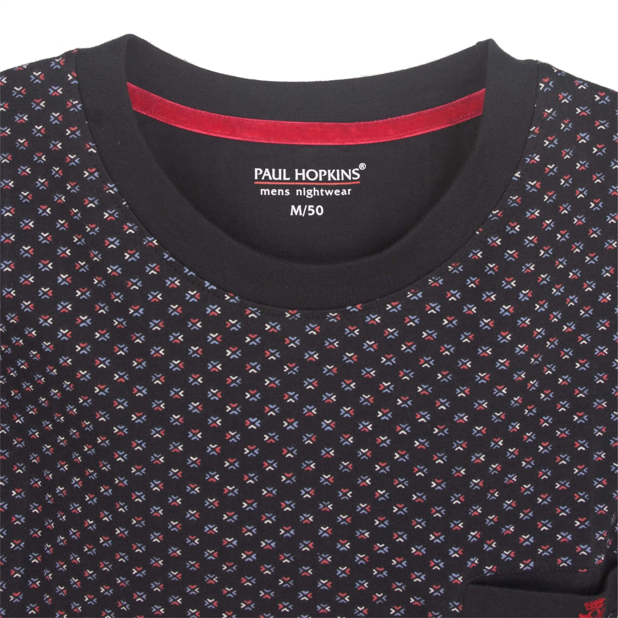 Paul Hopkins Heren Pyjama Donker Blauw