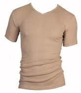 Beeren Heren T- Shirt V hals Korte Mouw Gekleurd