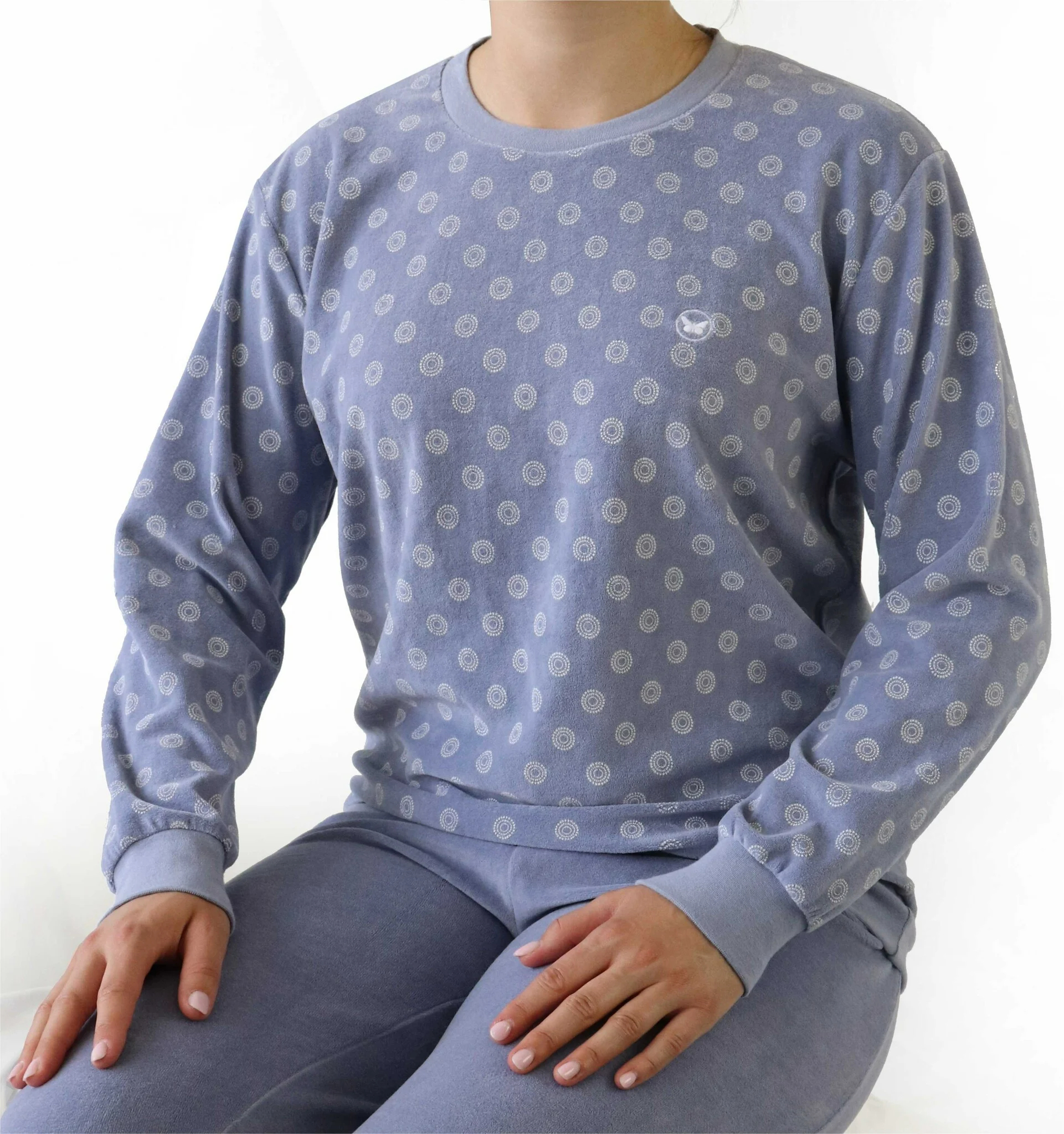 Tenderness Dames Pyjama Velours Lila