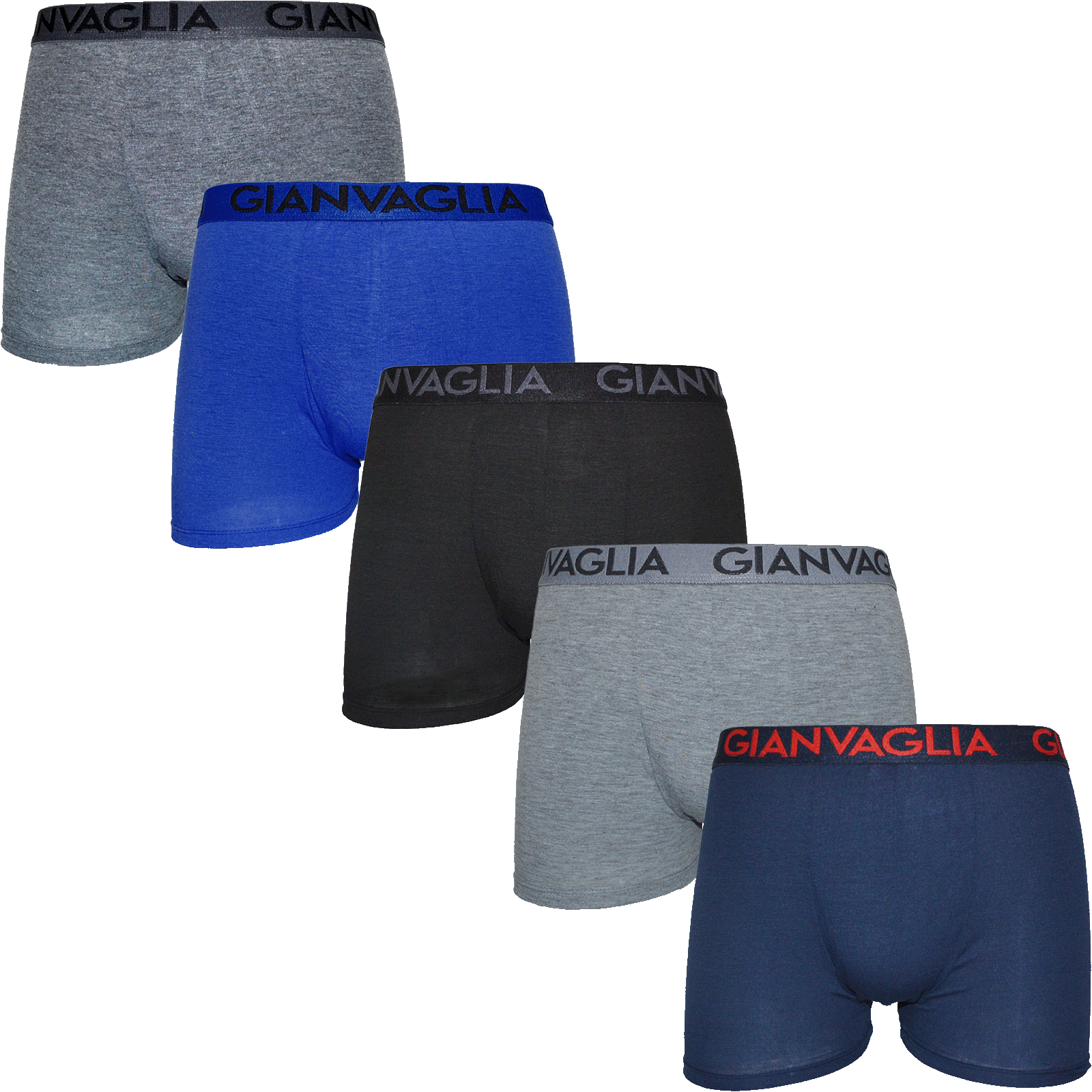 Gianvaglia Basic Heren Katoenen Boxer 10-Pak