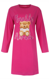 Temptation Dames Bigshirt Lange Mouw Fuchsia