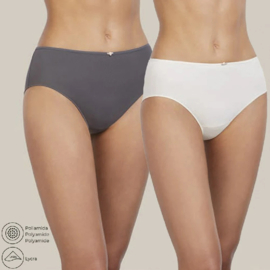 Avet 32030 Slip Grijs + Peach 2-Pak