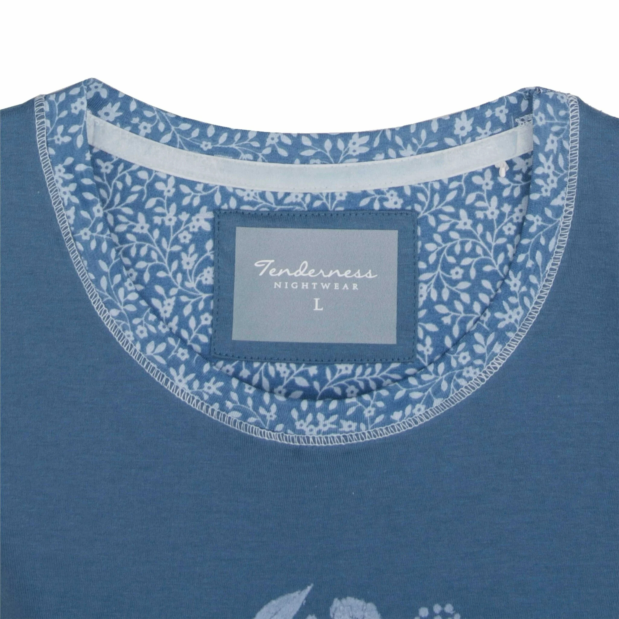 Tenderness Dames Tricot Pyjama Petrol