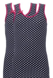 TEN CATE MEISJES SHIRT BREDE BANDJES DOTS