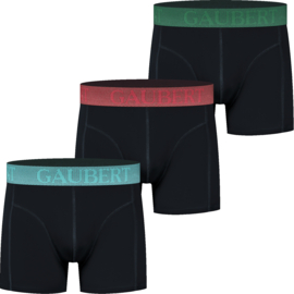 Gaubert Bamboe Heren Boxershort Zwart 3-pak