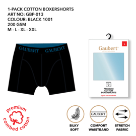 Gaubert Heren Boxershort Zwart