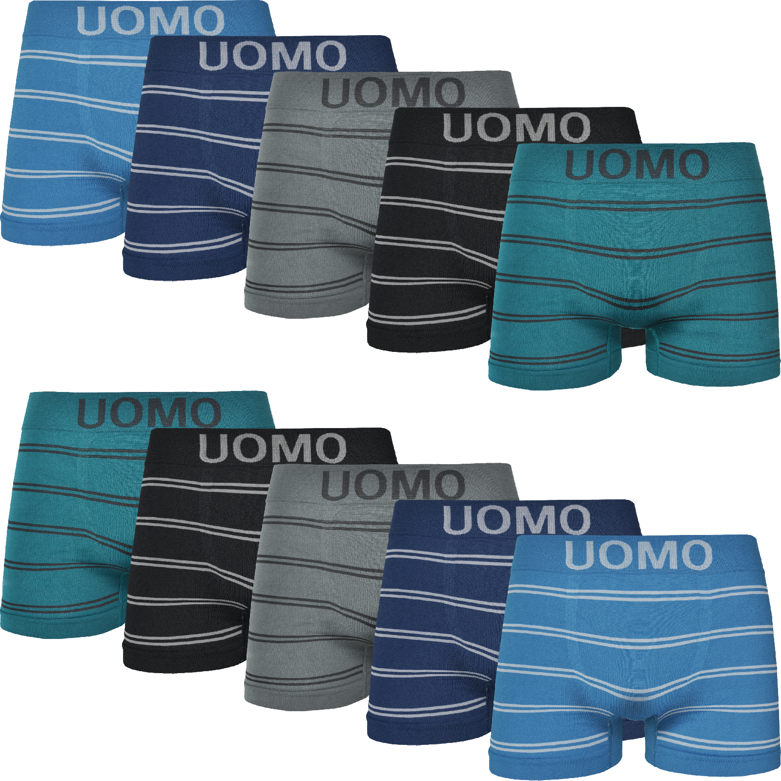 Heren Boxershort Uomo Stripe 10-pak