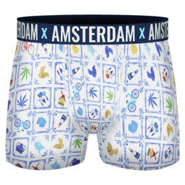 Heren Amsterdam Boxer Delftsblauw