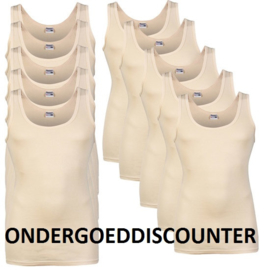 Beeren Heren Hemd Beige 8+2 GRATIS