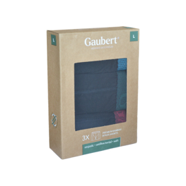 Gaubert Bamboe Heren Boxershort Zwart 3-pak