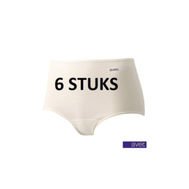 AVET Dames Taille Slip 23628 Katoen 6 Stuks