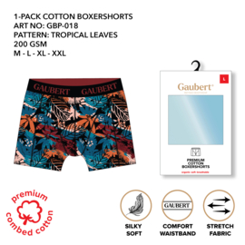 Gaubert Boxershort Heren Tropical Leaves