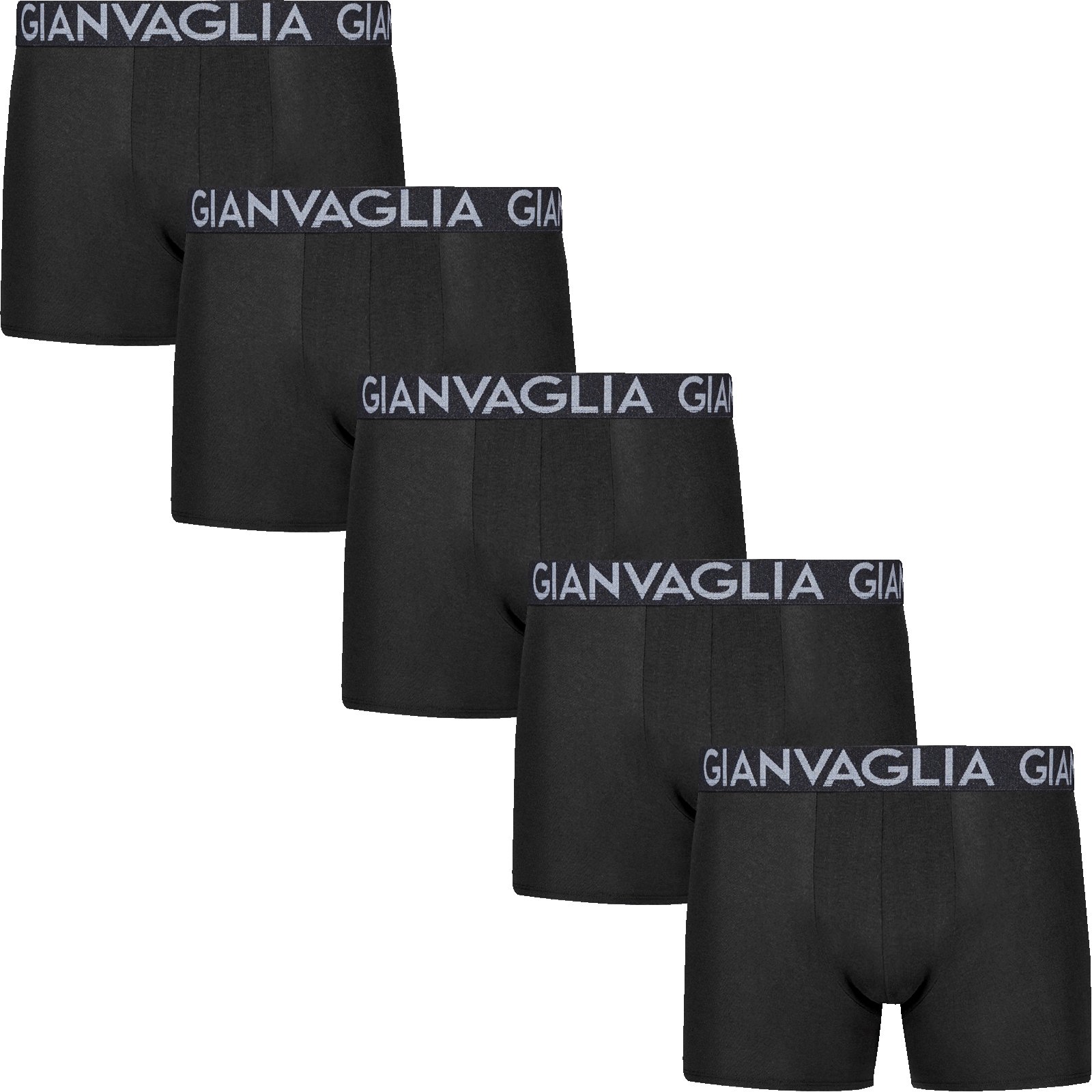 Gianvaglia Basic Heren Boxer Zwart 10-Pak