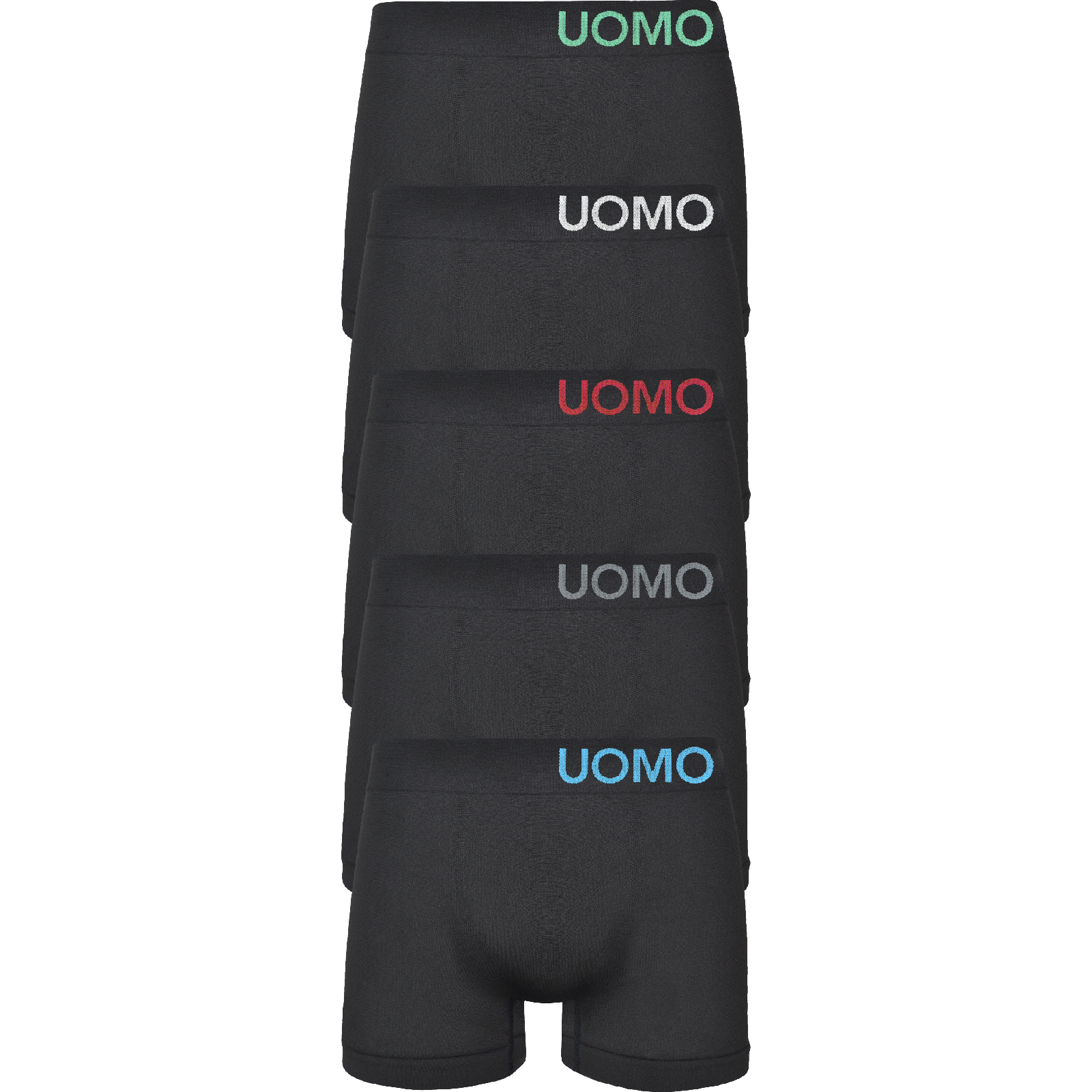 Uomo Basic Microfiber Boxers Zwart 10-Pak