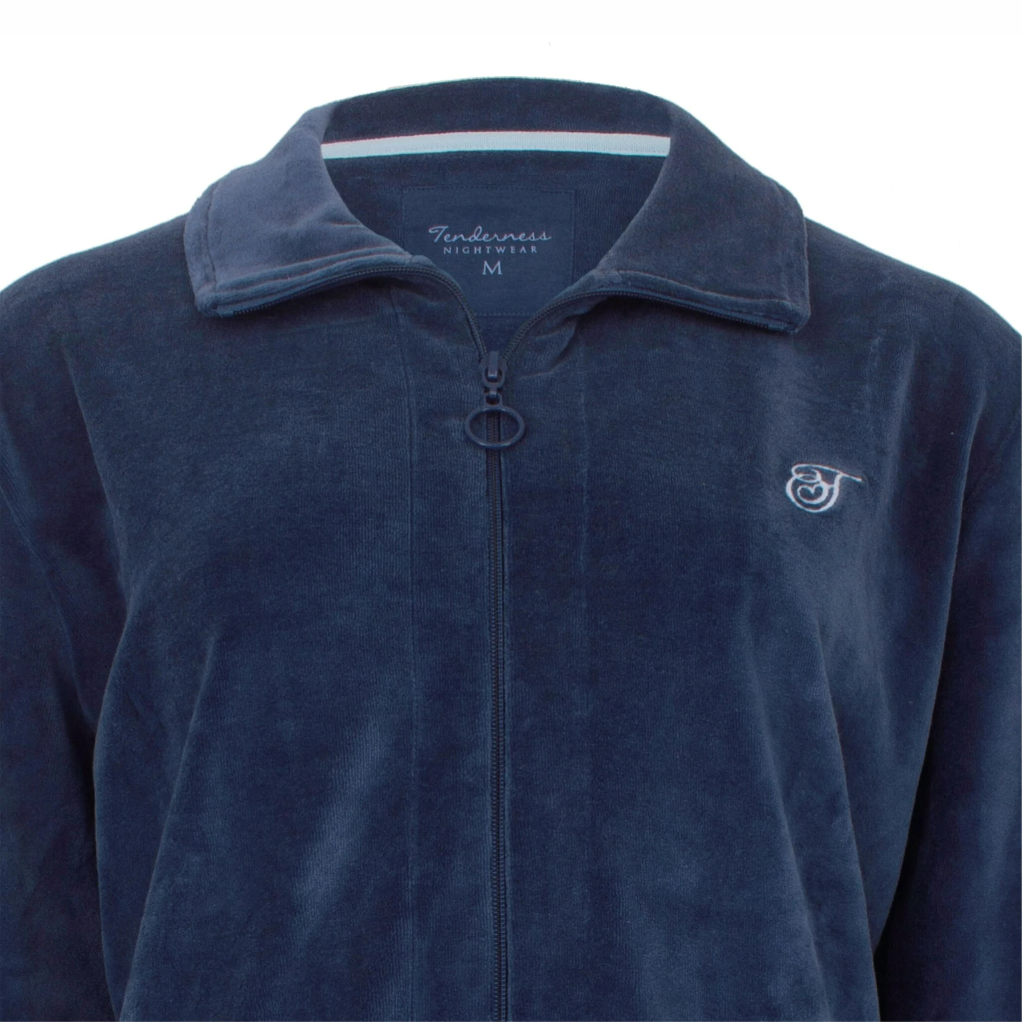 Tenderness Dames Huispak Velours Blauw