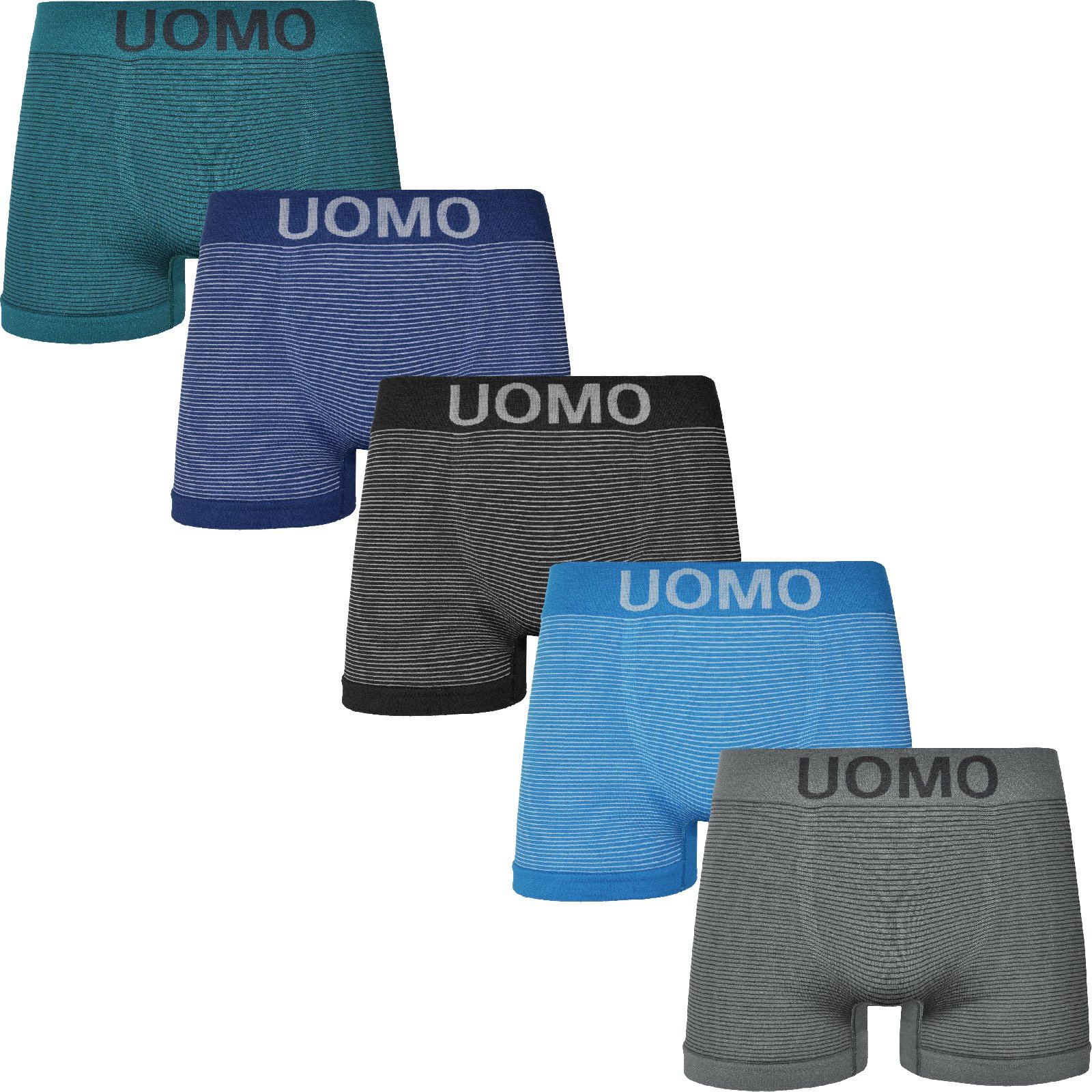 Naadloze Heren Boxershort Uomo 5-Pak