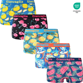 Dames Katoenen Boxers Gianvaglia 5-Pak