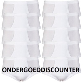 Beeren Slip Heren Wit met Gulp 10-PAK