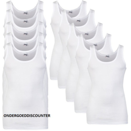 Beeren Heren hemd Wit 8+2 GRATIS