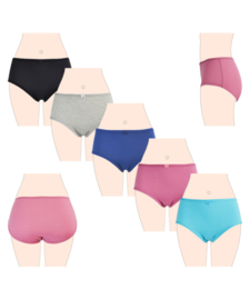 Fine Woman Heupslip Elastisch Katoen 5-Pak