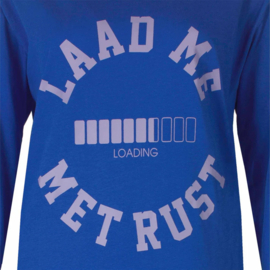 Temptation Lange Mouw Bigshirt Dames Blauw