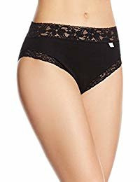 Avet 3324 Dames Highleg Slip Kant Katoen