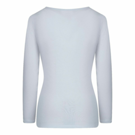 Beeren Beatrix Dames Shirt Lange Mouw Wit