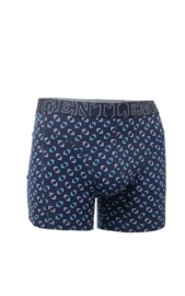 GENTLEMEN HEREN BOXERSHORT BLAUW BLOK