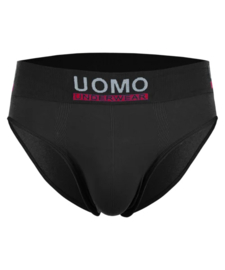 Uomo Slip Heren Zwart Microfiber Naadloos 10-pak