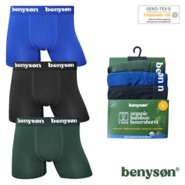 Benyson Bamboo Boxershort Heren 3-Pak
