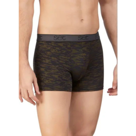 Heren Short Set 18933 Legerprint