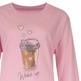 Dames Bigshirt Lange Mouw Temptation Wake Up