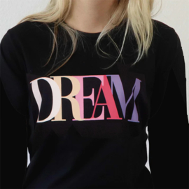 Temptation Dames Bigshirt Lange Mouwen Zwart