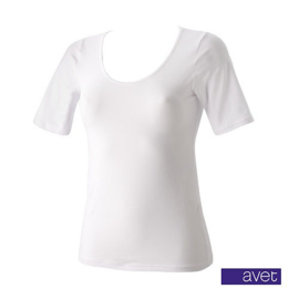 Avet 7690 Dames Shirt Korte Mouw Micro