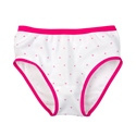 Beeren Meisjes Slip Wit met Roze Stip