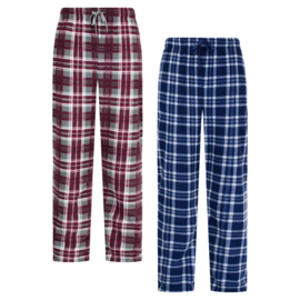 Gaubert Heren Pyjama Broek Micro Fleece 2Pak