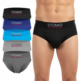 Uomo Heren Slip Naadloos 10-Pak
