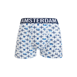 Amsterdam Heren Boxershort Delfts blauw Katoen