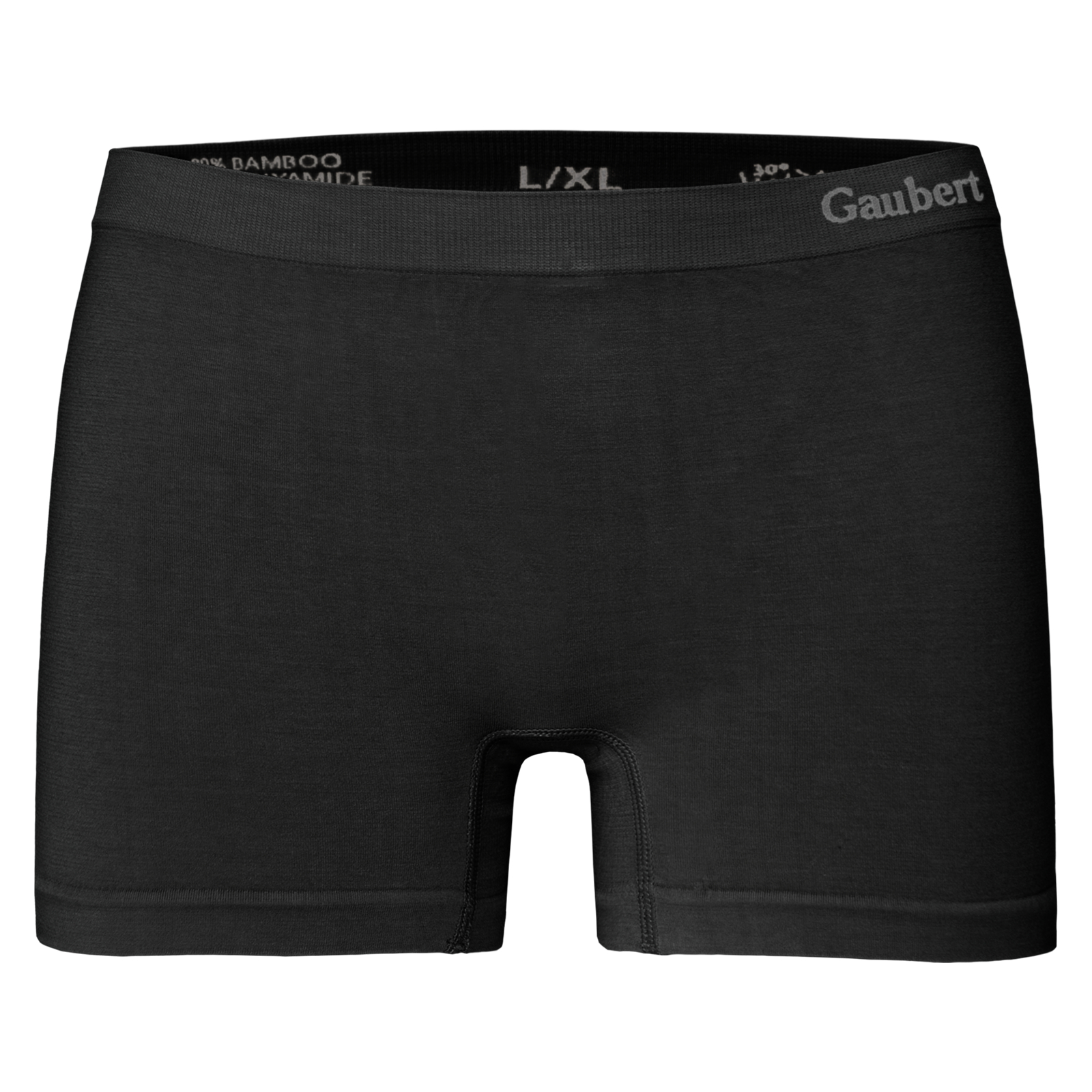 Gaubert Bamboe Boxer Dames Naadloos Zwart